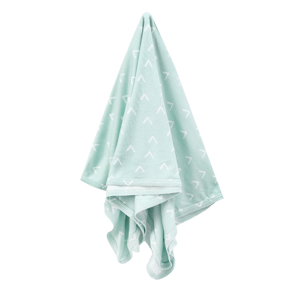 Infancie 2-Pc Bamboo Cotton Baby Jersey Wrap (Mint)